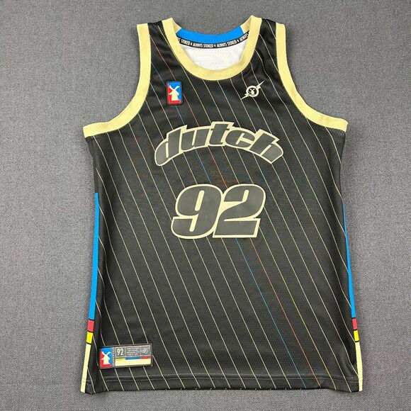 Dutch Bros Coffee Other - Dutch Bros Coffee Jersey Mens Medium Basketball Tank 1992 Black Always Stoked